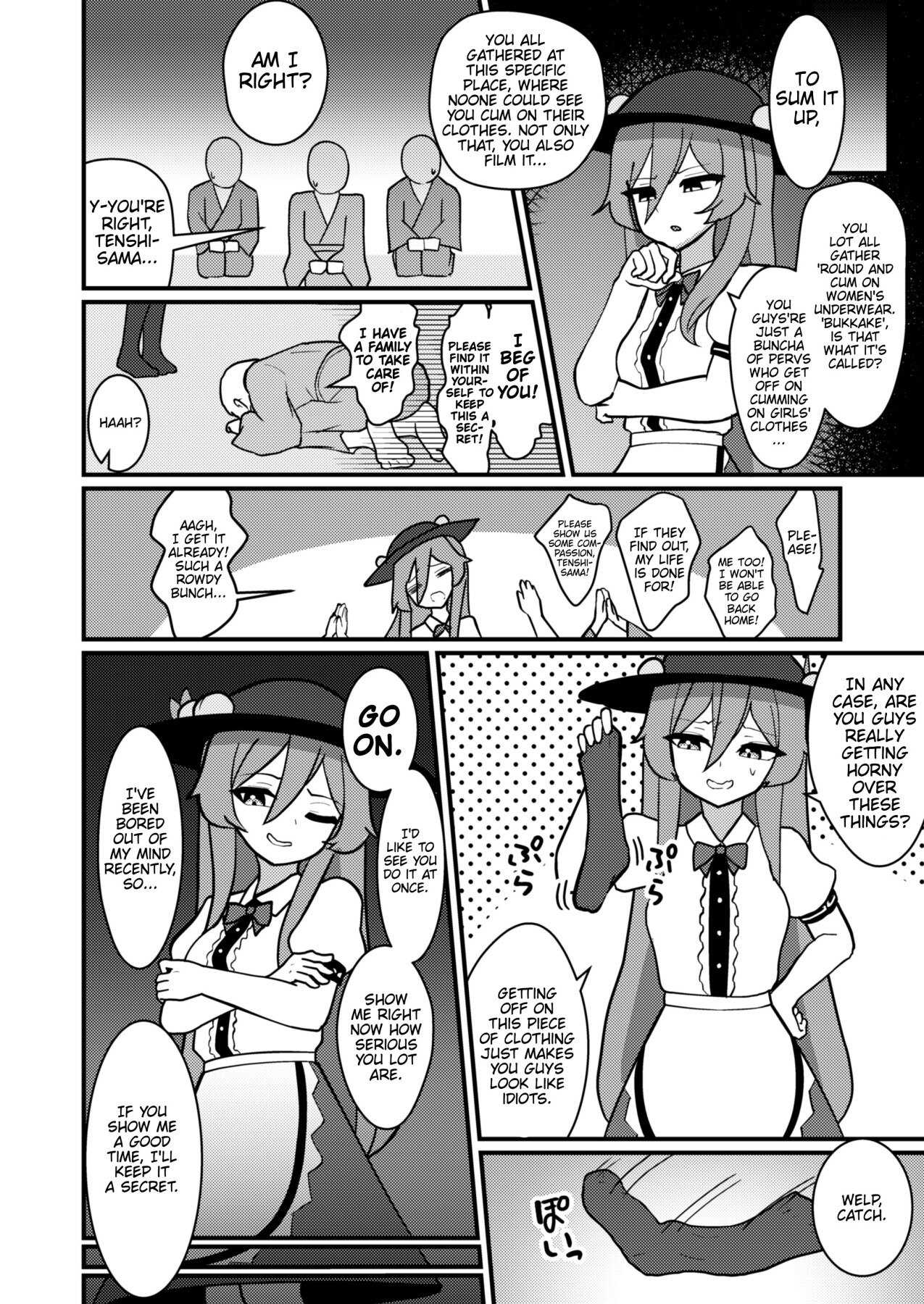 Hentai Manga Comic-Tenshi-chan Really Loves Semen Play-Read-4